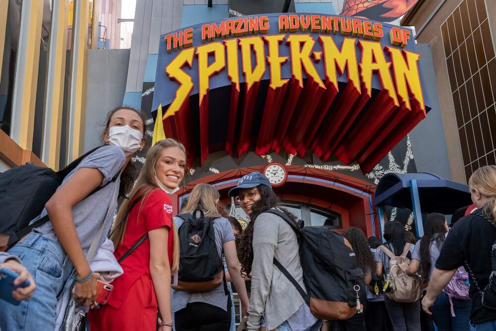 parques da universal spider man